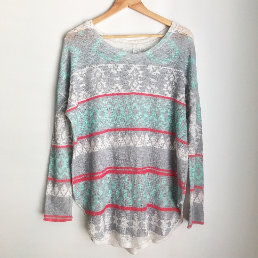 lightweight pastel sweater